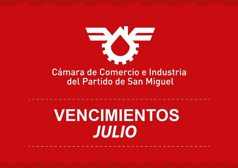 VENCIMIENTOS JULIO 2023