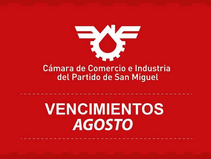 Vencimientos agosto 2025